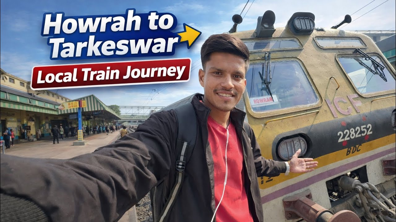 Yeh route ki sabse best train hai | HWH TARAKESWAR LOCAL train 