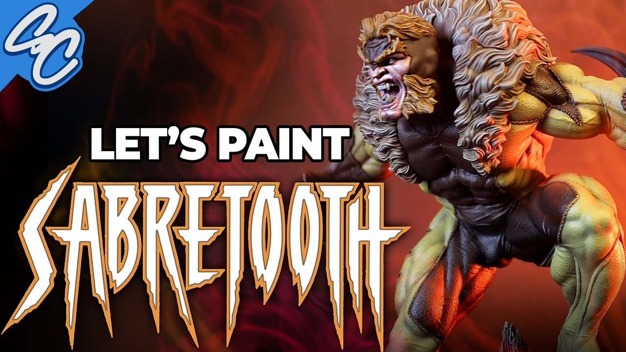 Let's Paint Sabretooth. Wolverine's MOST memorable enemy