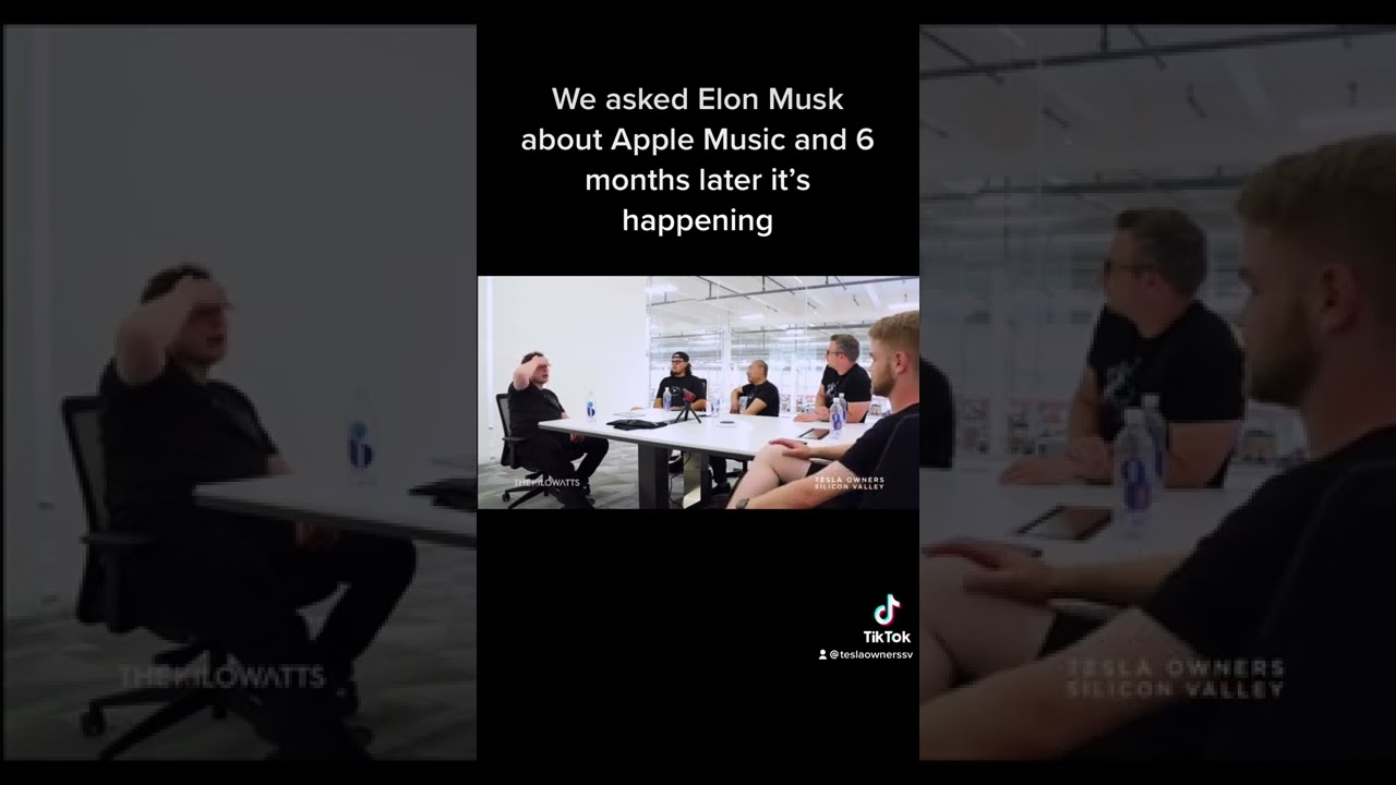 Elon Musk is bringing Apple music to your Tesla