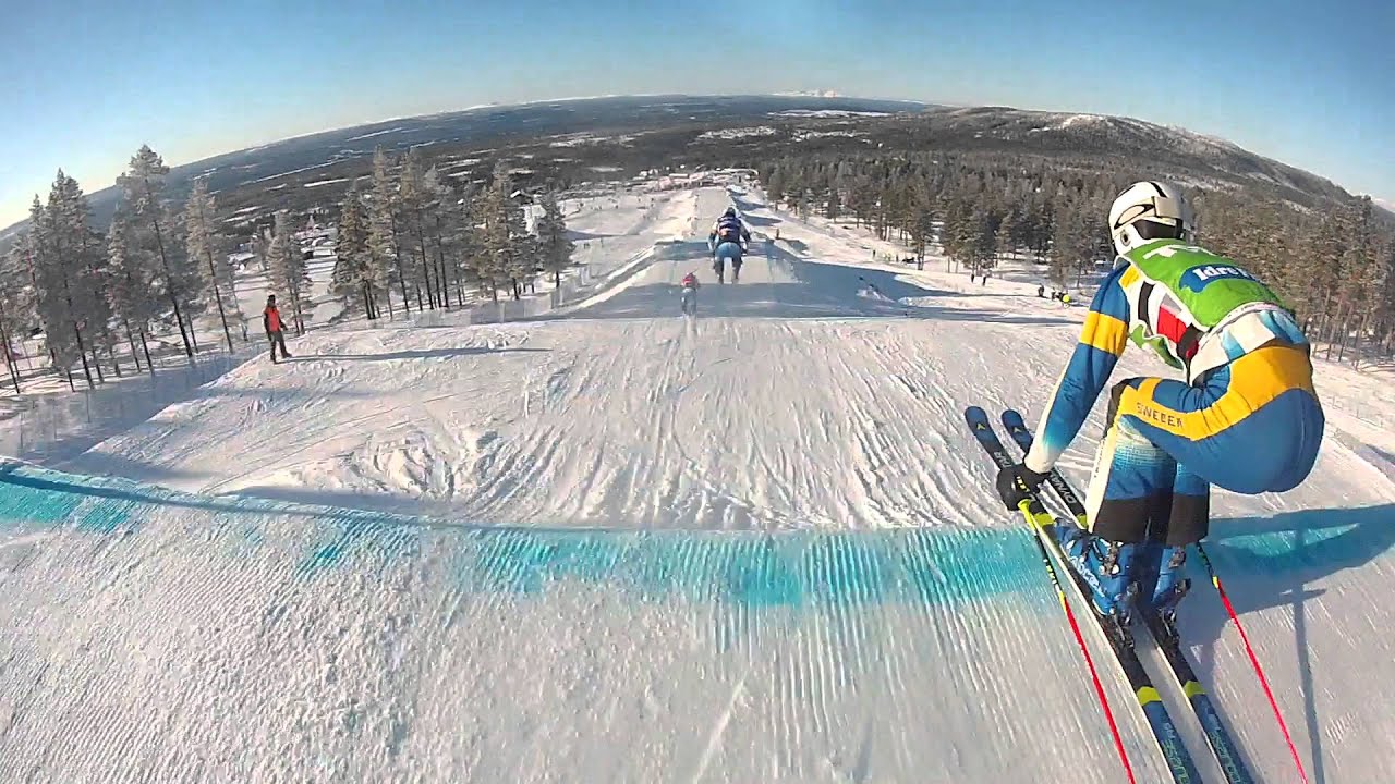 Audi Ski Cross World Cup Idre Fjall course preview #2