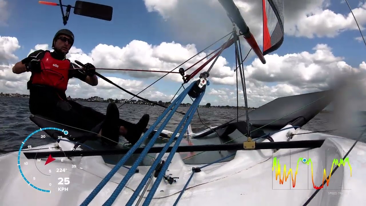Skeeta foiling at Loosdrecht