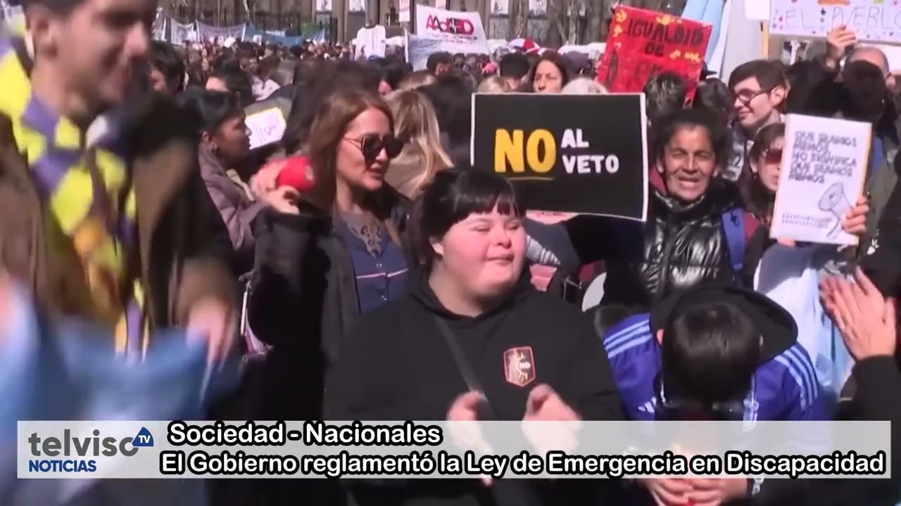 6.2.2026 - EL GOBIERNO REGLAMENTÓ LA LEY DE EMERGENCIA EN DISCAPACIDAD - TELVISO NOTICIAS