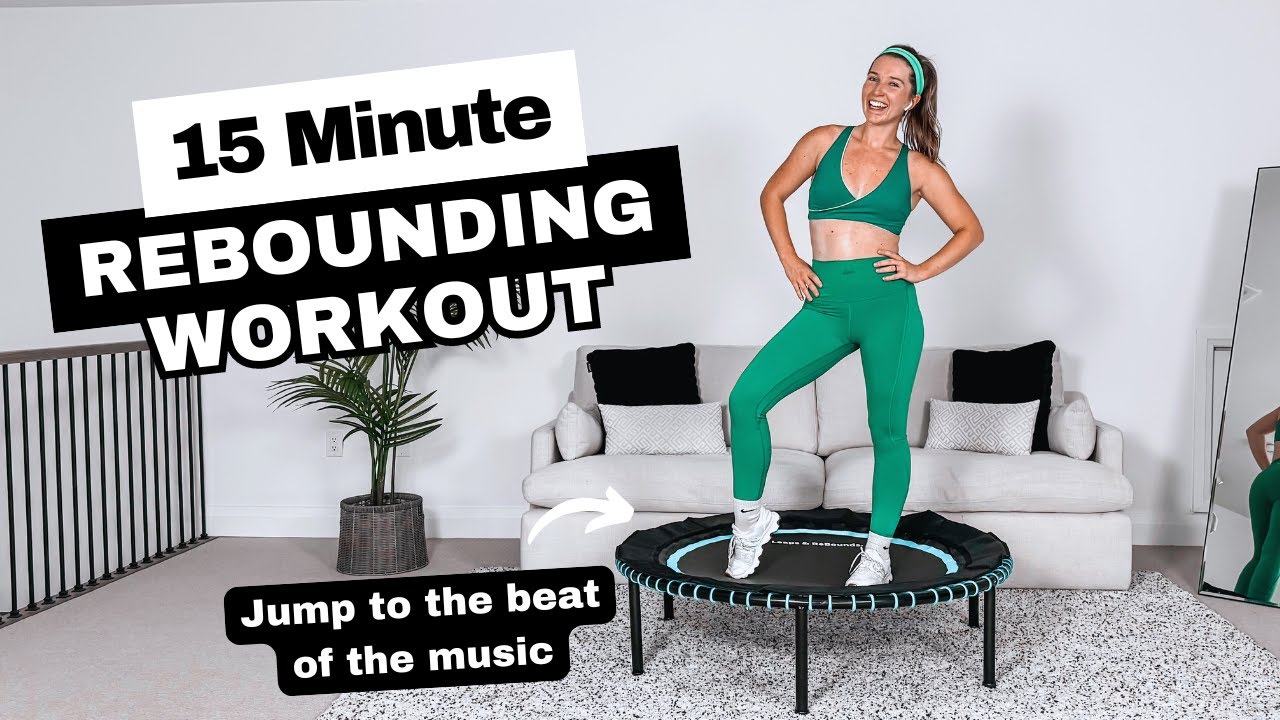 15-Minute Rebounder Workout | Fun and Energizing Cardio Routine
