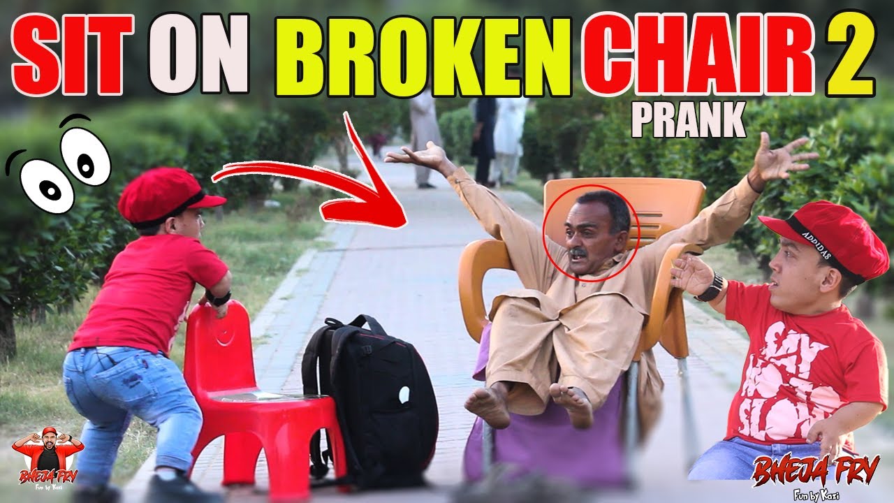 Sit On Broken Chair Pt-2 | Broken Chair Prank | Funny Reactions | By Afridi |@NewTalentOfficial