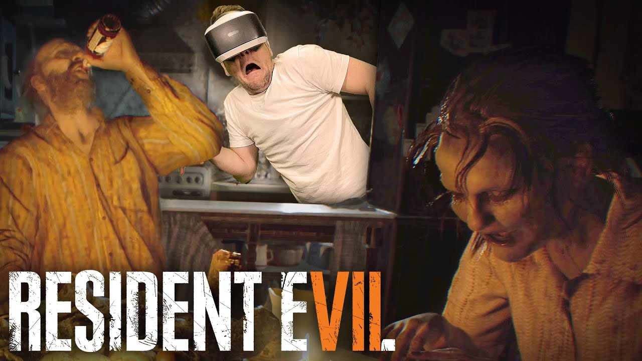 Eine schrecklich nette Familie! - Simon spielt Resident Evil 7 VR mit Pulsmesser! - GAME MON