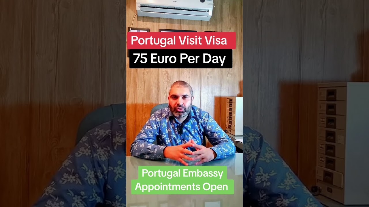 Portugal visit visa 75 Euro Per Day| Portugal Tourist Visa | Portugal immigration 2024 | Portugal