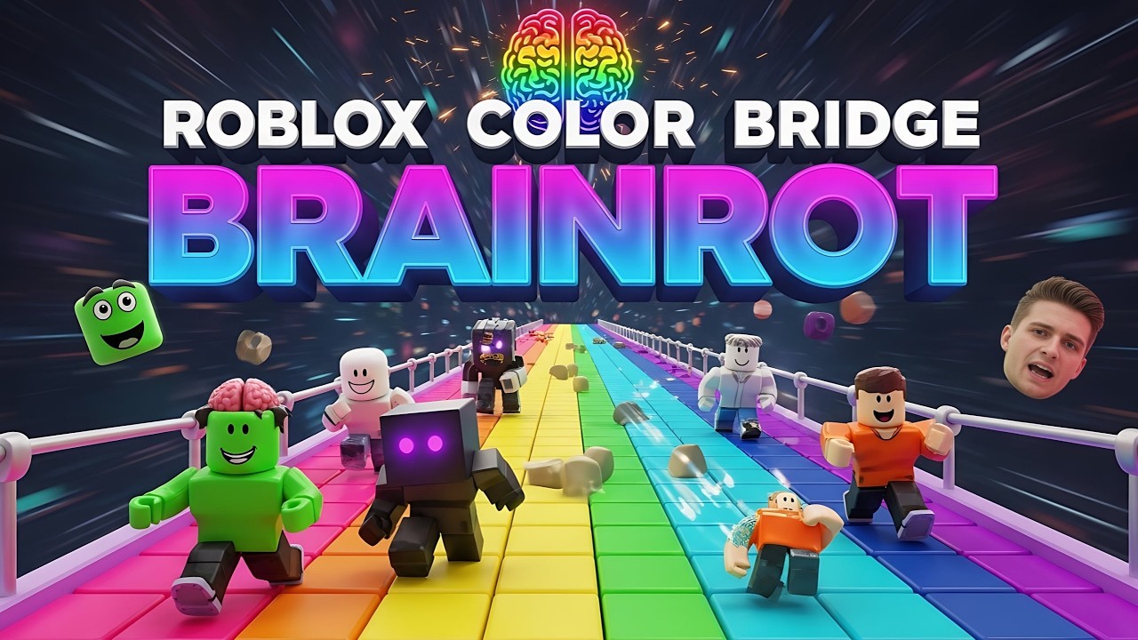 🔴LIVE 16: CAN I SURVIVE THE BRAINROT COLOR BRIDGE CHALLENGE #roblox  #stealabrainrot