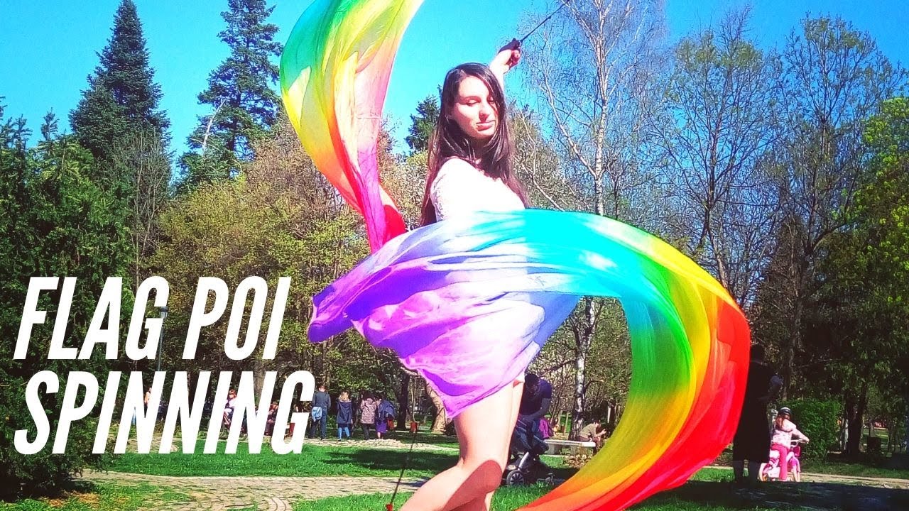 FLAG POI SPINNING
