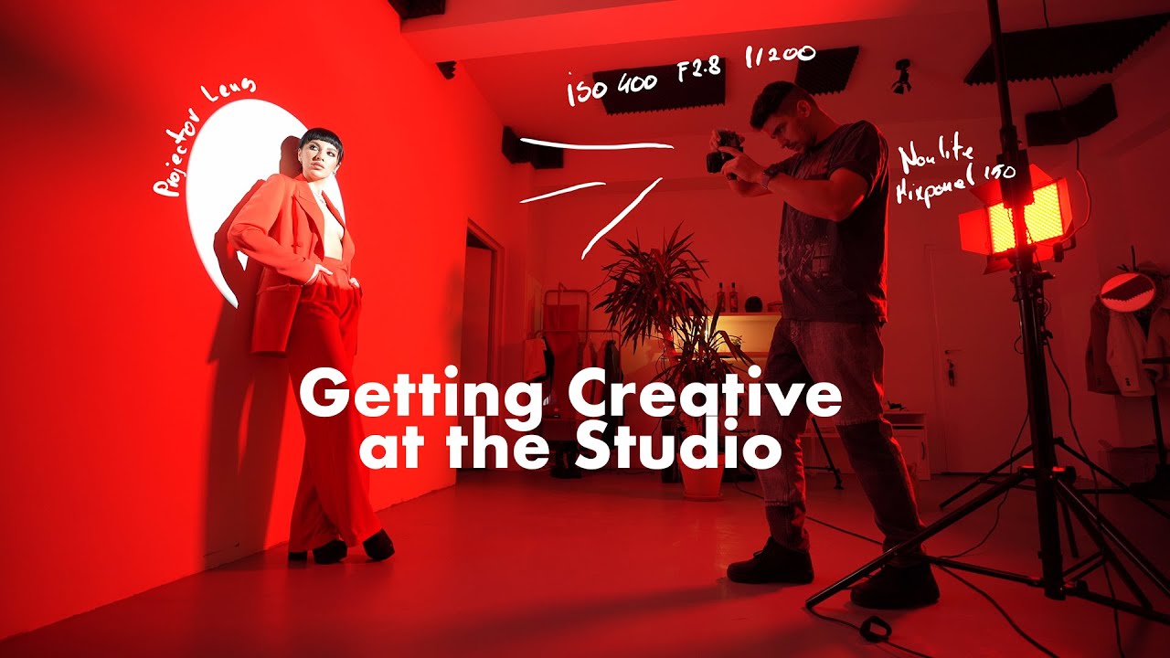Getting Creative at the Studio with Nanlite Projector Lens.