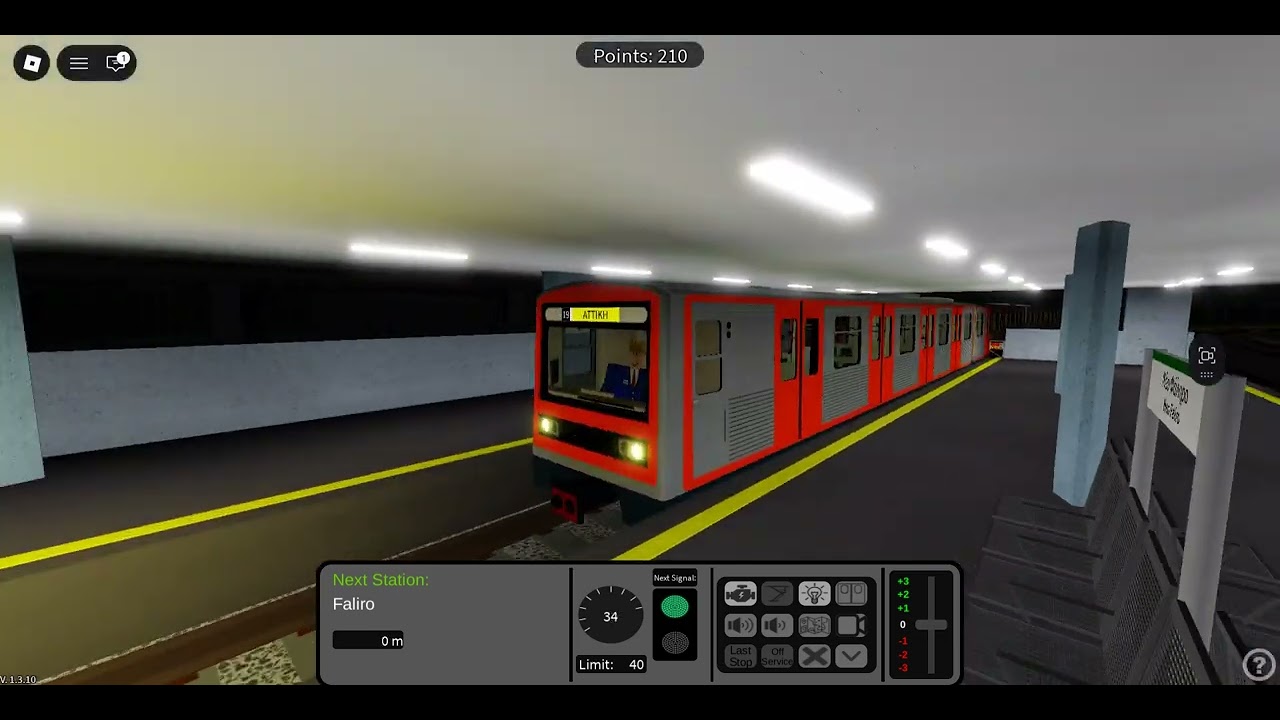Roblox Metro Transport Line 1 Driver Mode #gamerroblox2743 #robloxgamer749 #roblox #transport