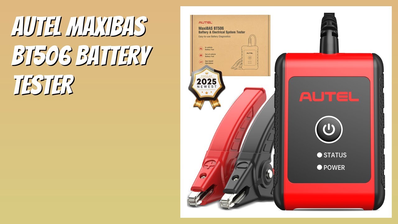 REVIEW (2026): Autel MaxiBAS BT506 Battery Tester. Features