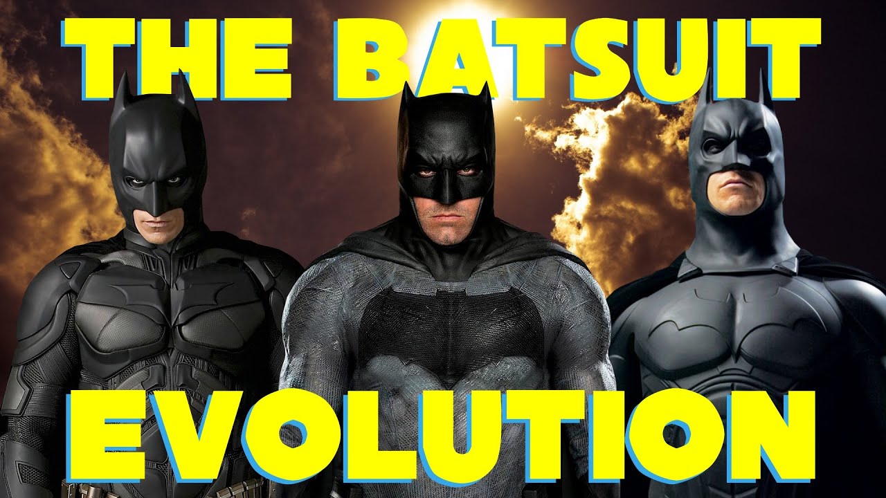 Batman Batsuit Movie Evolution 2000 - 2016