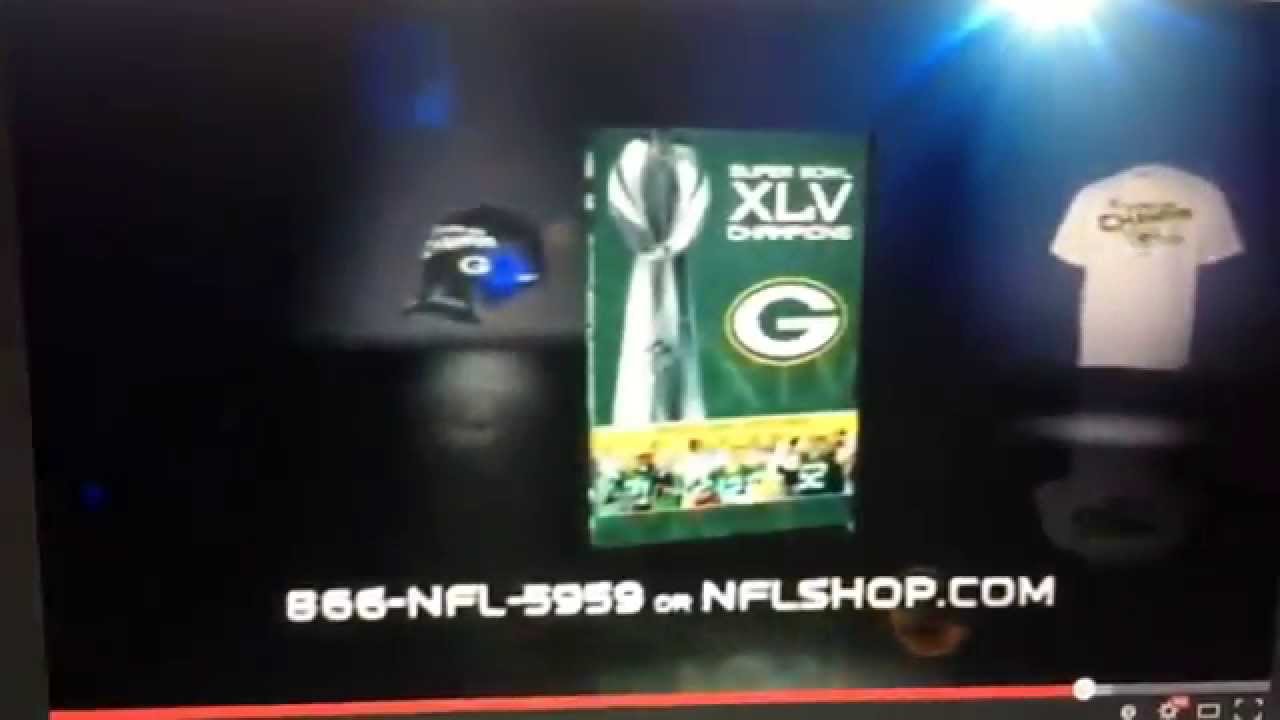 Green Bay Packers Super Bowl XLV NFL Shop Commercial