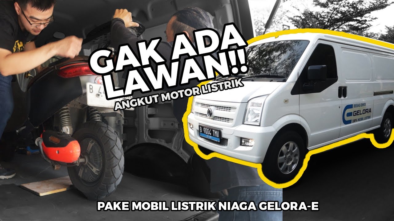 REAL TEST!! ANGKUT BARANG PAKE MOBIL LISTRIK DFSK GELORA-E! KABIN LEGA..MUAT BANYAK!!
