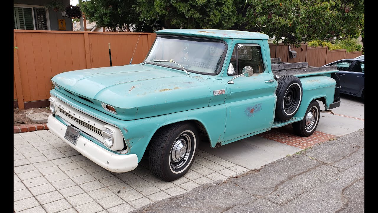 My 1965 Chevy C10  Fix turn signal switch, replace battery cable, and vent window