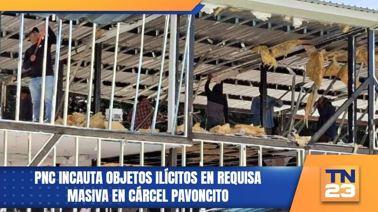 PNC incauta objetos ilícitos en requisa masiva en cárcel Pavoncito