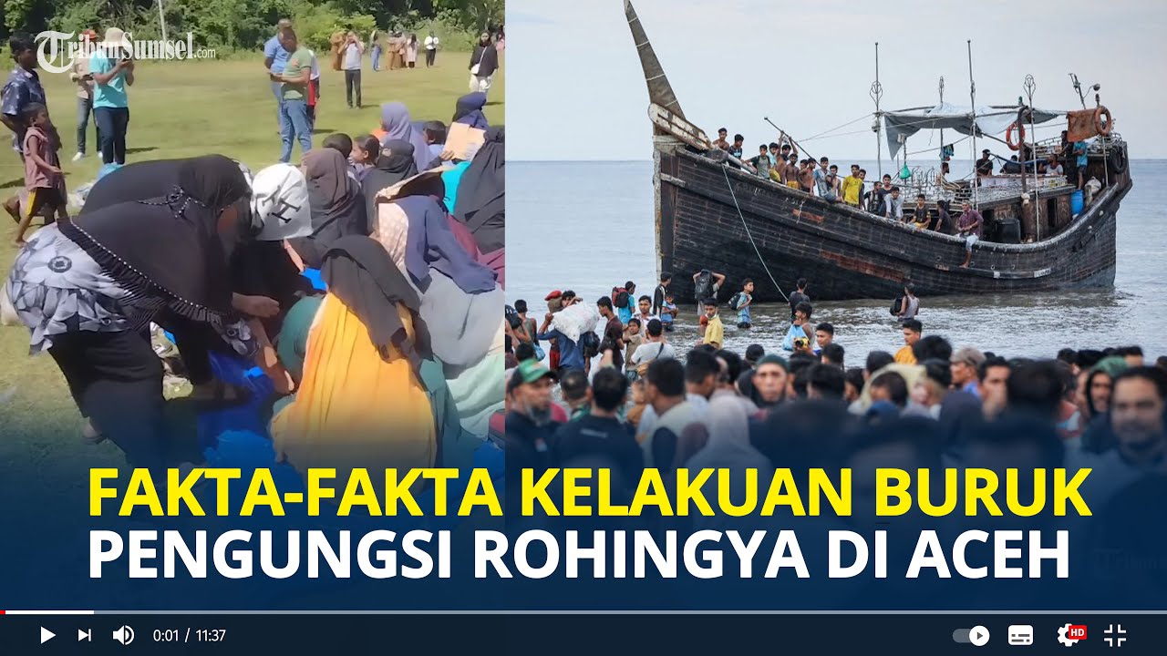 FAKTA-Fakta Kelakuan Buruk Pengungsi Rohingya di Aceh, Jokowi Minta Mahfud MD Turun Tangan