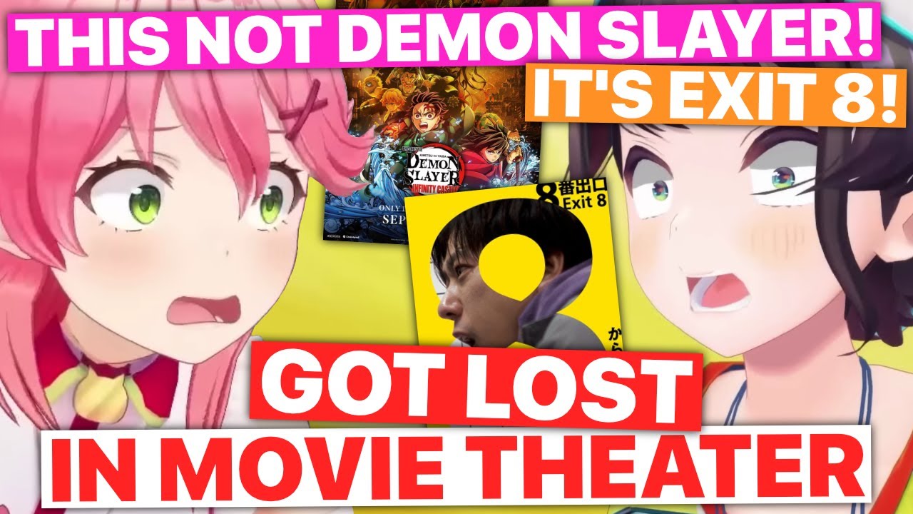 Miko & Subaru Get Lost In Movie Theater (Sakura Miko & Oozora Subaru / Hololive) [Eng Subs]