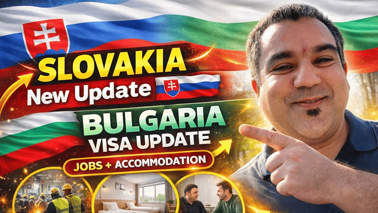 Slovakia & Bulgaria Visa Update #accommodation #europe #workpermit