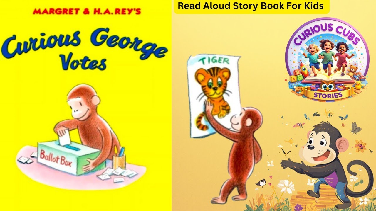 Curious George Read Aloud Story for Kids and Toddlers | Social Stories for Toddlers | Kindergarten 👀