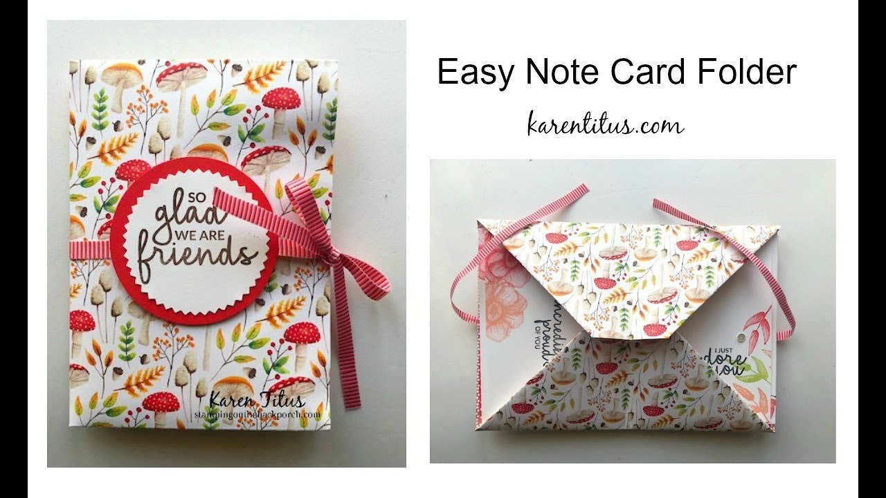 Karen & Tim Live/Easy Notecard Folder for Simply Stamped Cards