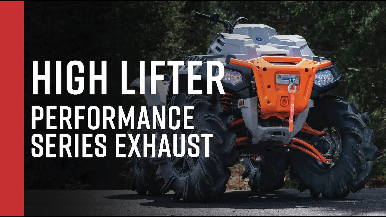POLARIS SPORTSMAN HIGH LIFTER // Выхлопная система MBRP 5” Performance Series Slip-On