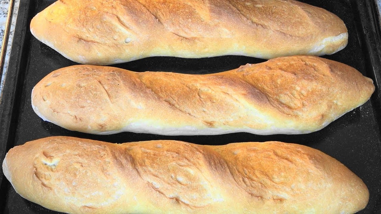 Baguette selber machen mit Weizensauerteig ohne kneten