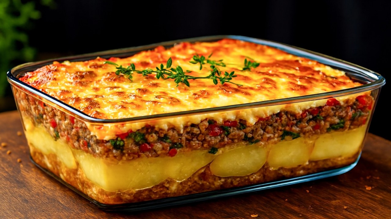 To jest tak pyszne, że gotuję to prawie codziennie! Zapiekanka ziemniaczana z mielonym mięsem, kt&oacute;ra