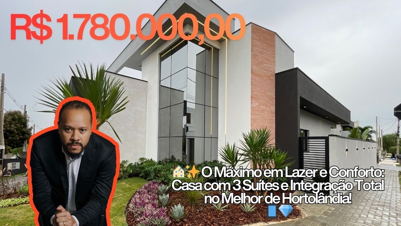 O Máximo em Lazer e Conforto: Casa com 3 Suítes e Integração Total no Melhor de Hortolândia!