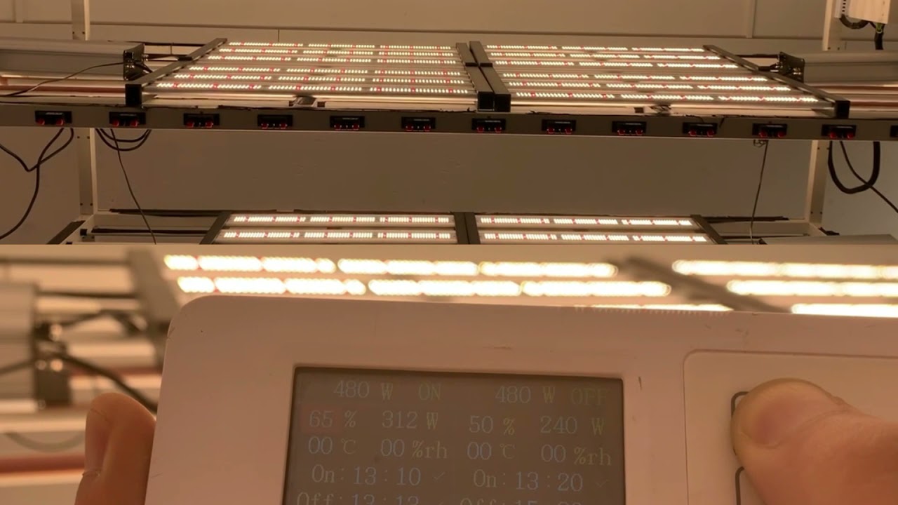 LiteScience | Helenor LED Grow Light Group Controller Use Video