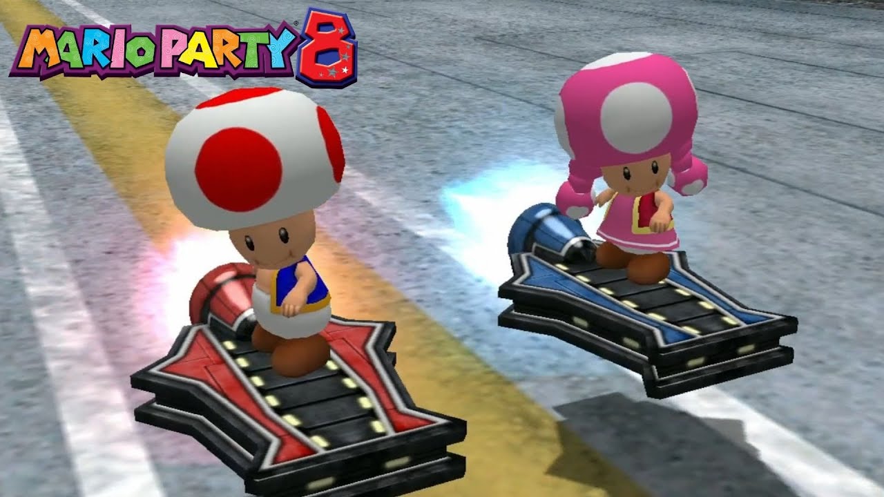 Mario Party 8 Minigames // Тоадетта против Тоада