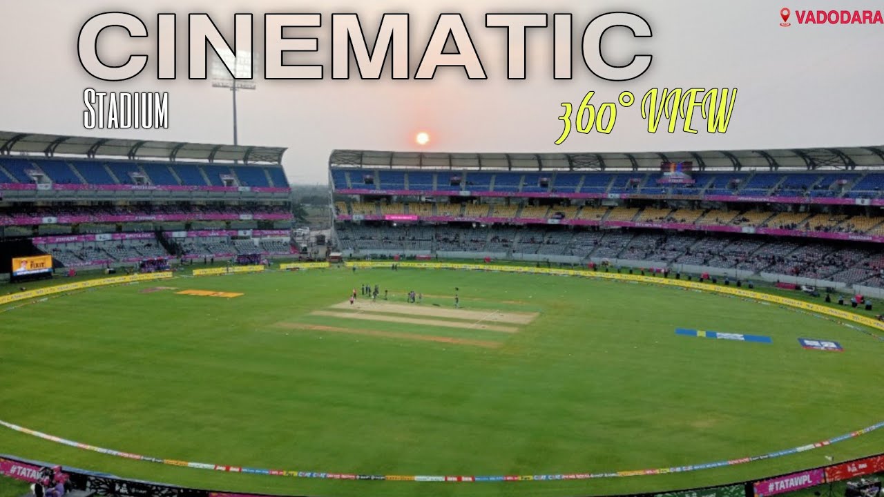 Inside the Stunning Baroda Cricket Association Stadium (360°)