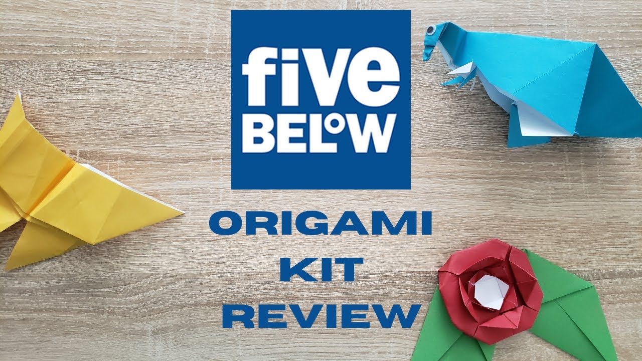CRAFT KIT REVIEW: Origami by Five Below! (By a total beginner!)