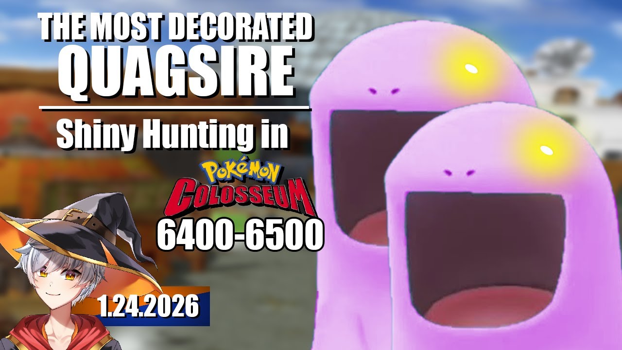 Shiny Hunting in Pokemon Colosseum w/ Druox | 1.24.2026