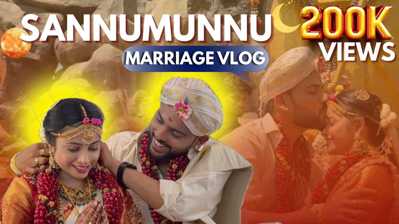 SANNUMUNNU MARRIAGE VLOG ||KANNADA|| @sannumunnu  #cutepair #sannumunnu #marriagevlog #lovemarriage 