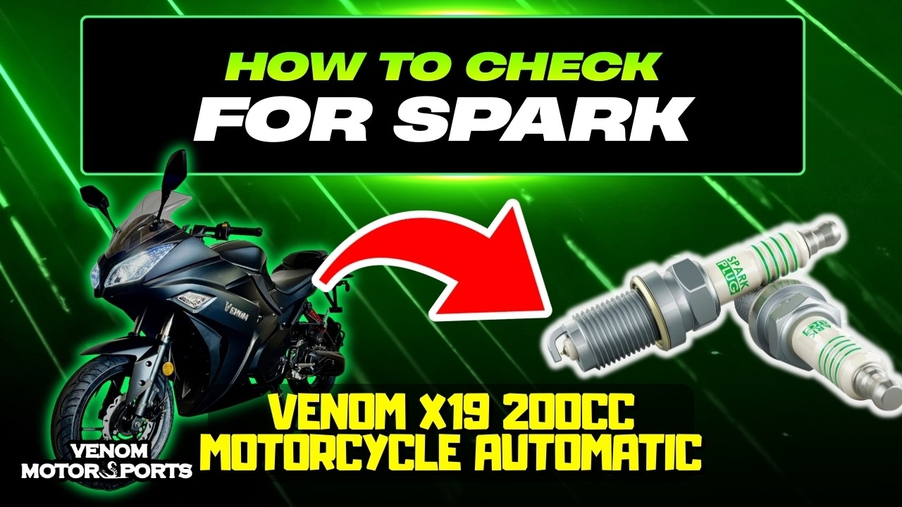 Venom X19 200cc - Как проверить наличие искры.