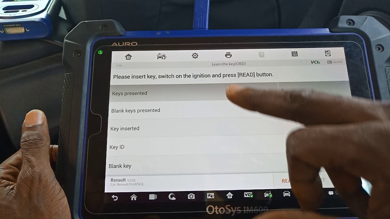 How to program Renault Fluence 2012 with Otosys IM600