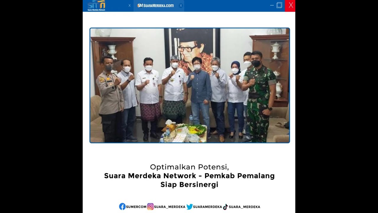 Optimalkan Potensi, Suara Merdeka Network - Pemkab Pemalang Siap Bersinergi