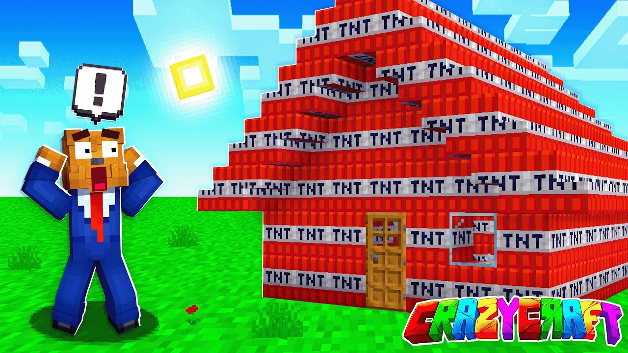 Creating The ULTIMATE Prank War In Minecraft Crazy Craft