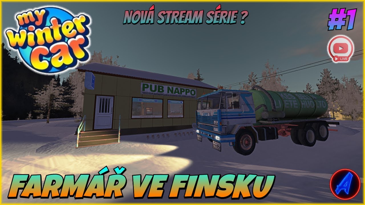 🔔CHEBSKÝ FARMÁŘ POPRVÉ VE FINSKU - #1 - MY WINTER CAR - CZ/SK - (STREAM)