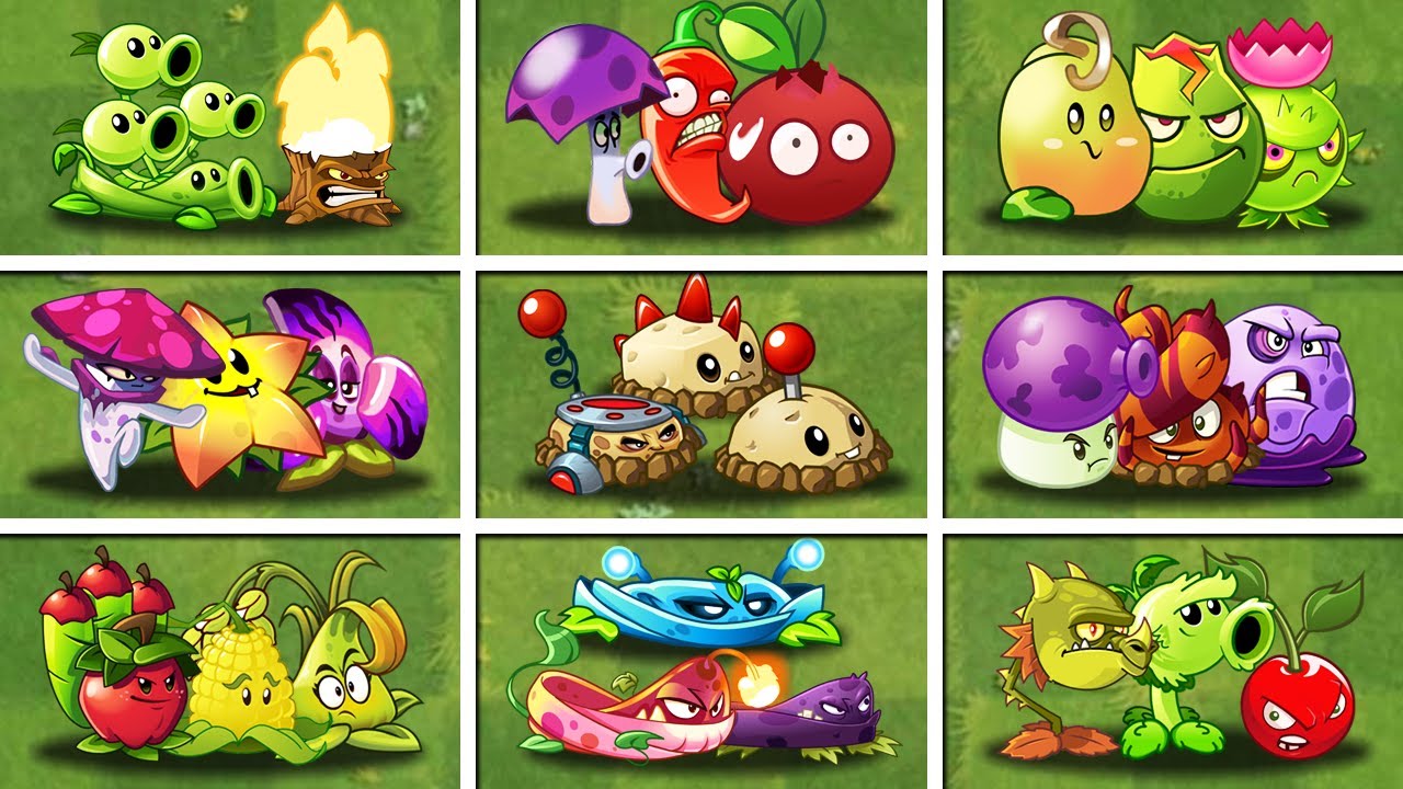 Random 20 Team 3 Plants - Which Team Plant Will Win? - PVZ 2 Team Plant vs Team Plant