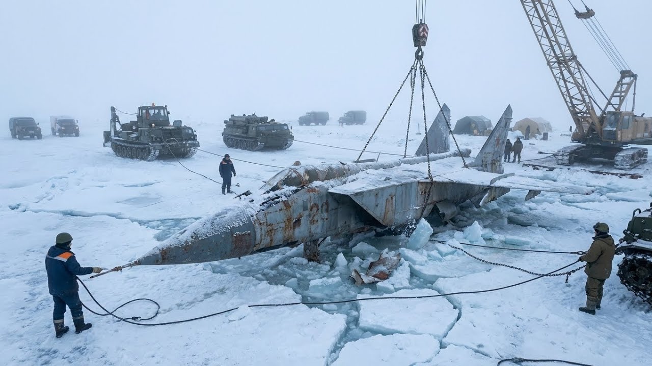 The worst MiG-31 Found Frozen in Arctic Ice — Full Restoration Process