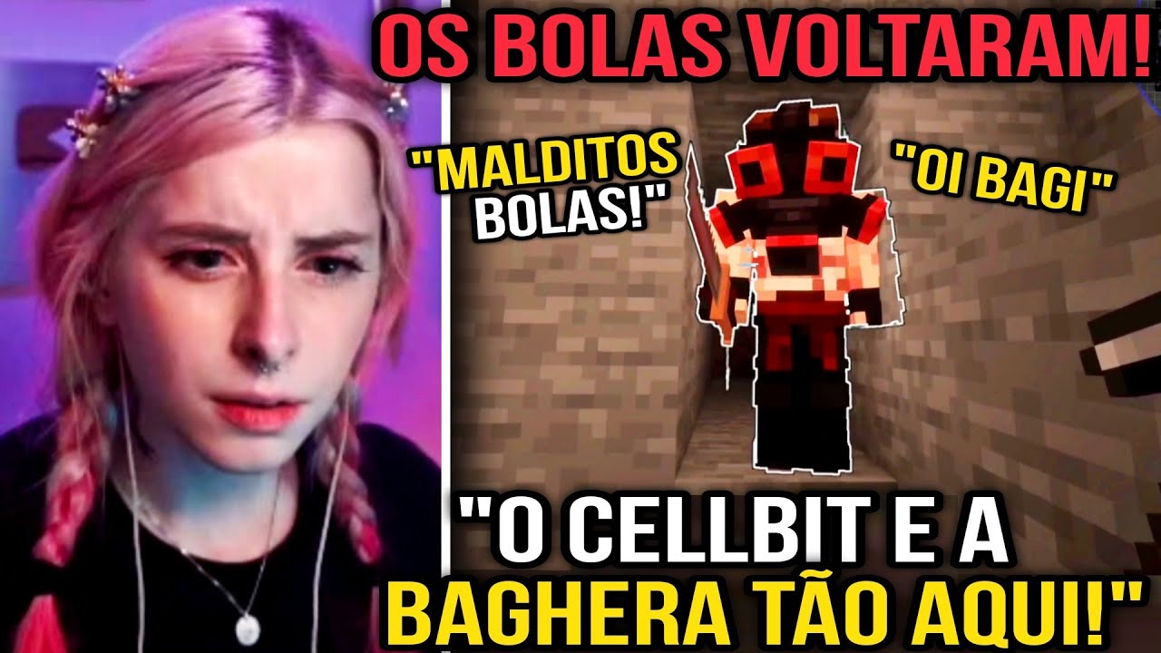 A BAGI EM CHOQUE COM A VOLTA DO TIME BOLAS KKKKK - Completo | QSMP