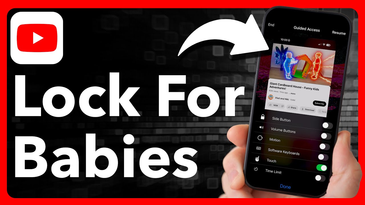 How To Lock YouTube Screen For Babies