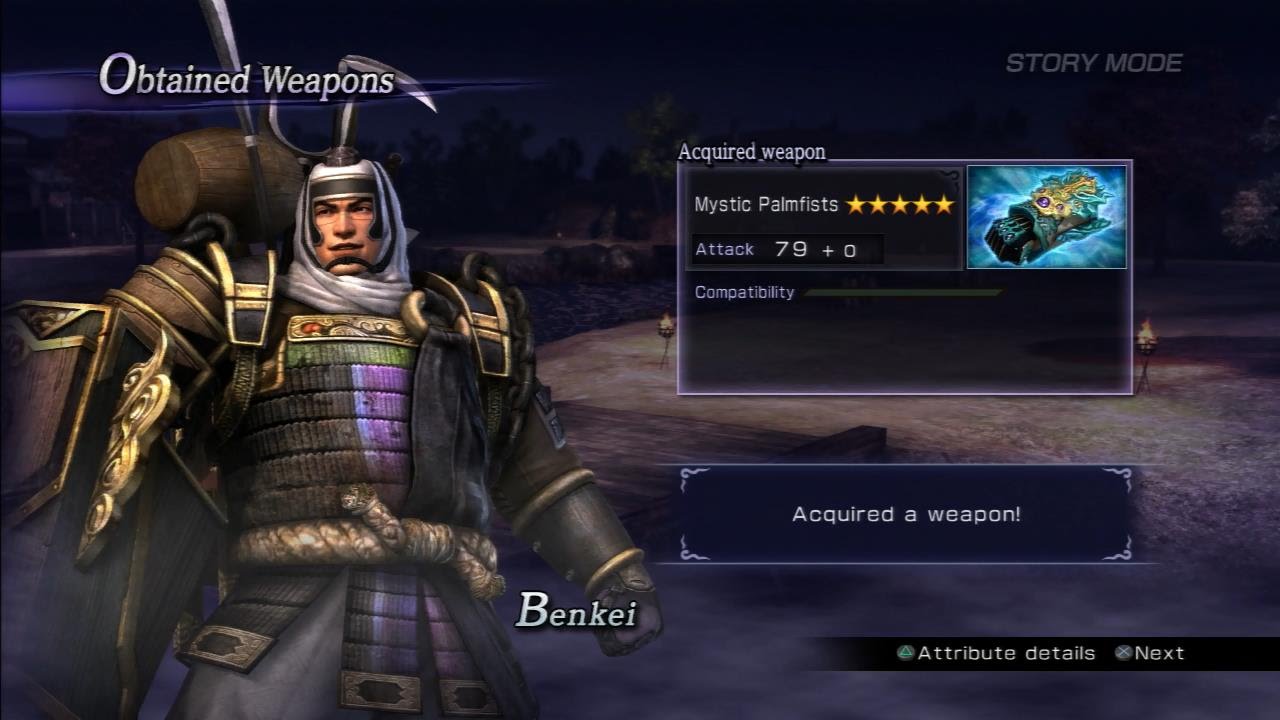 Warriors Orochi 3 Ultimate - Benkei Mystic Weapon Guide
