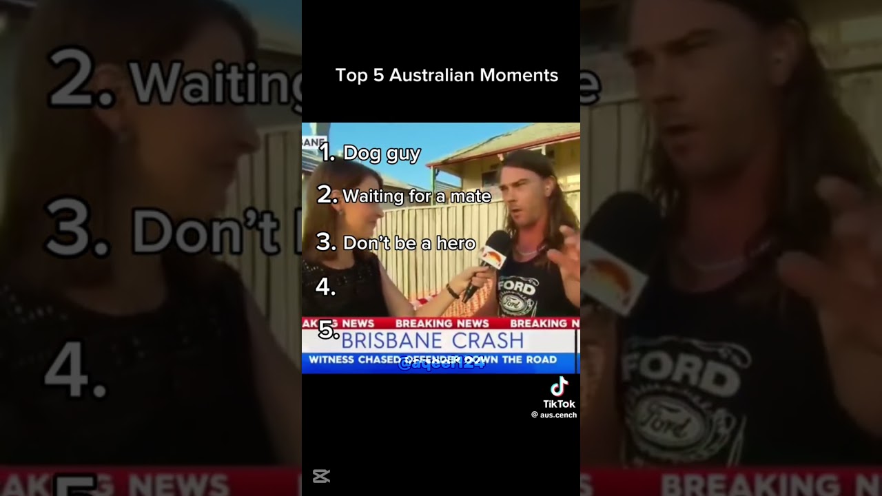 Top 5 Aussie Moments #ranking #aussie #news #funny #memes