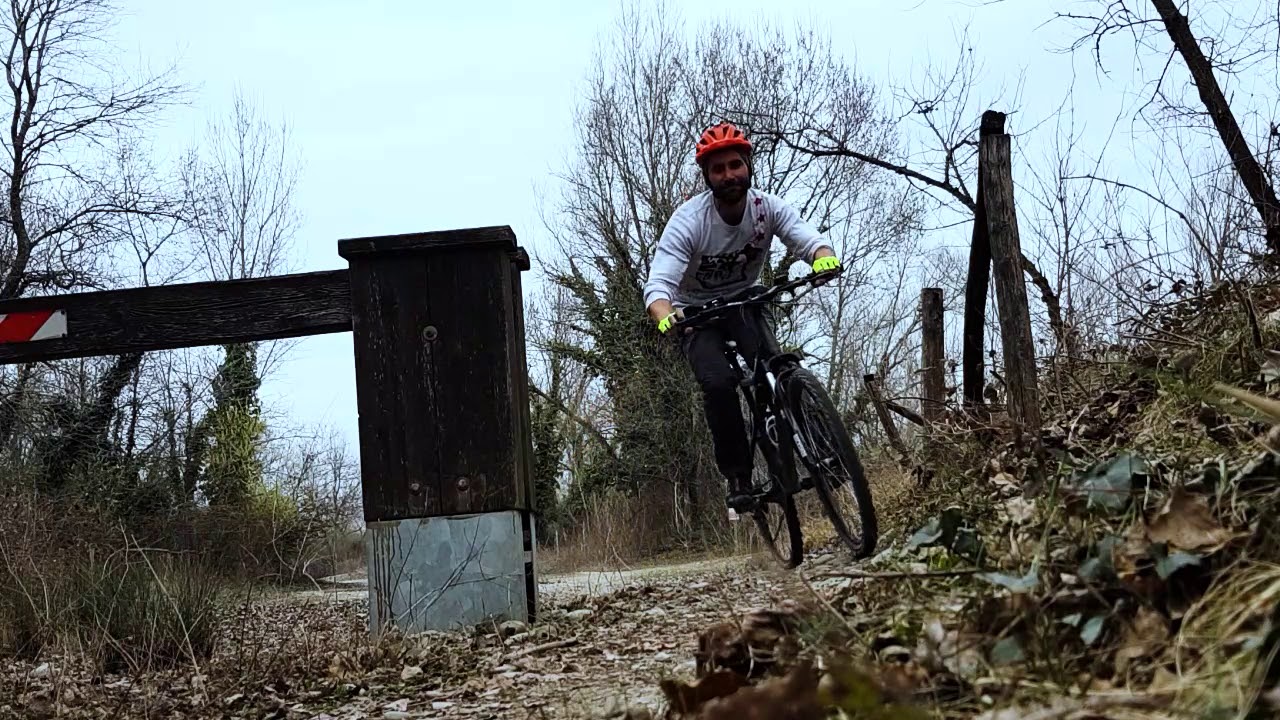 In bici Mtb da Piacenza a Rivergaro sul ciclovia del Trebia PART. 1