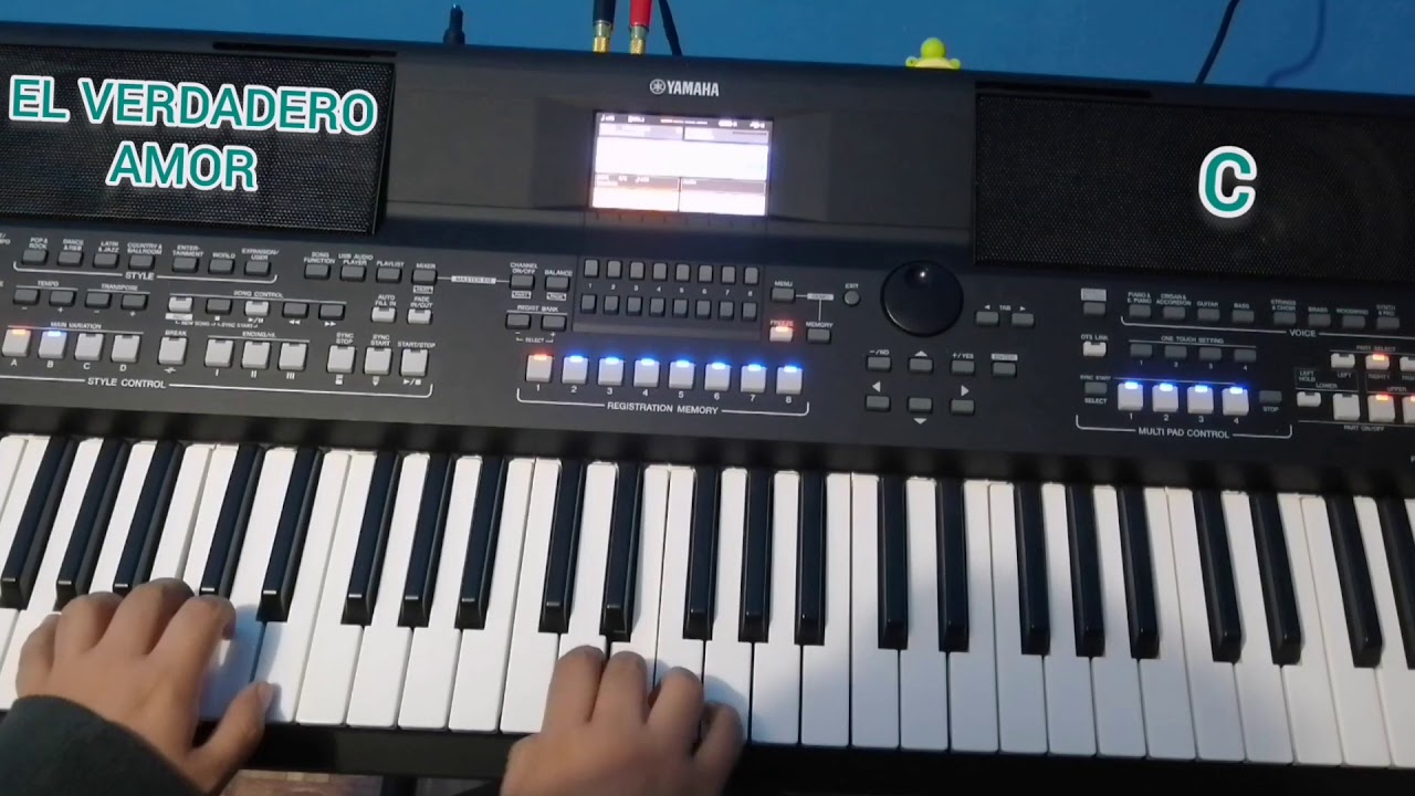 Tutorial El Verdadero amor (Coro) // El Buen Pastor (Yamaha sx600)