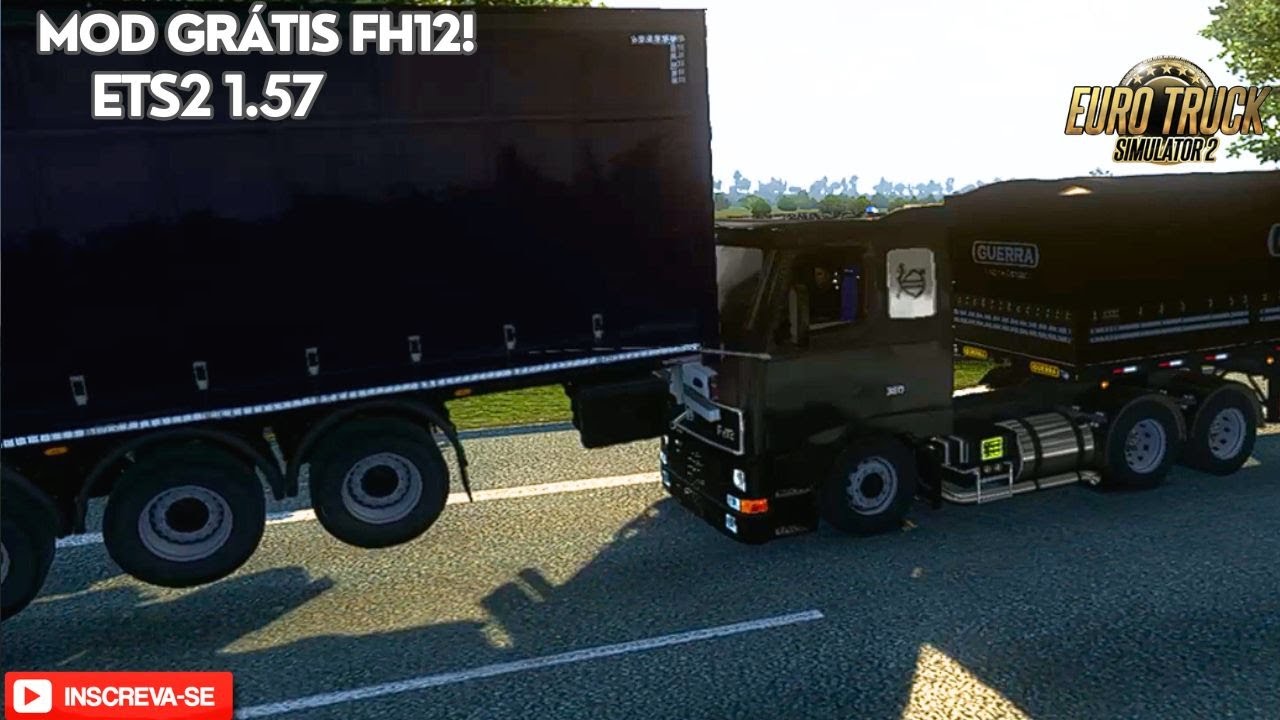 VOLVO FH12 RAIZ COM CARRETA GUERRA 😎 | ETS2 1.57