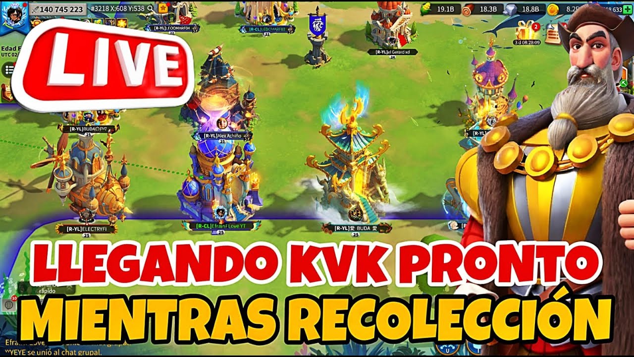 INSCRIPCION HECHA PARA KVK, a prepararnos - RISE OF KINGDOMS